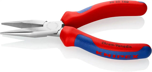 KNIPEX 30 25 140 Comfort Grip Half Round Tips Long Nose Pliers