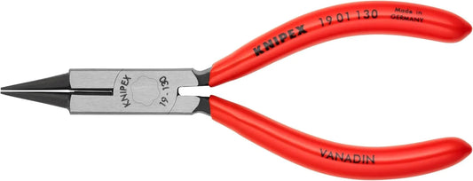 KNIPEX Tools 19 01 130 Round Nose Jewelry Pliers with Cutting Edges
