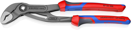KNIPEX 87 02 300, 12 in. Cobra® Water Pump Pliers, Capacity 2-3/4 in.