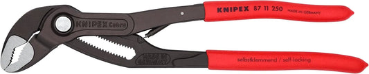 KNIPEX 87 11 250, 10 in. Cobra®…matic Water Pump Pliers, Capacity 2 in.