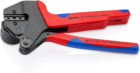 KNIPEX 97 43 66 EVO Crimp System Pliers MC4® Evo 2, 8-1/4"