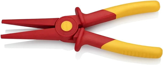 Knipex 98 62 02 Flat Nose Plastic Pliers 1000V Insulated, Red/Yellow