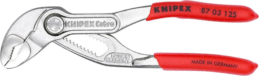 KNIPEX 87 03 125, 5 in. Cobra® Water Pump Pliers, Capacity 1-1/16 in.