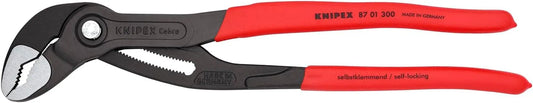KNIPEX 87 01 300, 12 in. Cobra® Water Pump Pliers, Capacity 2-3/4 in