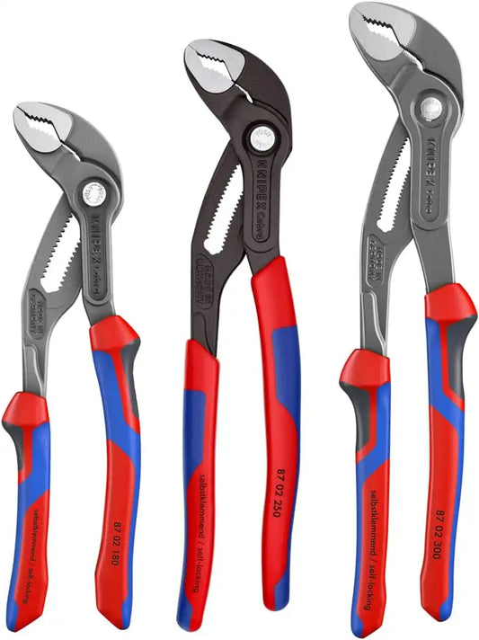 KNIPEX - 9K 00 80 05 US Tools - 3 Piece Multi-Component Cobra Set (7, 10, & 12) (9K008005US)