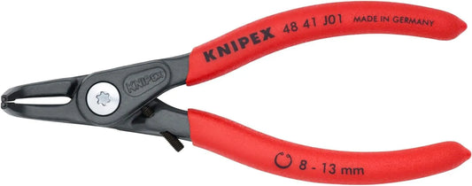 KNIPEX Tools 48 41 J01 Precision Circlip Snap-Ring Pliers with Limiter, Internal 90-Degree Angle