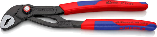 KNIPEX 87 22 250, 10 in. Cobra® QuickSet Pliers, Capacity 2 in.