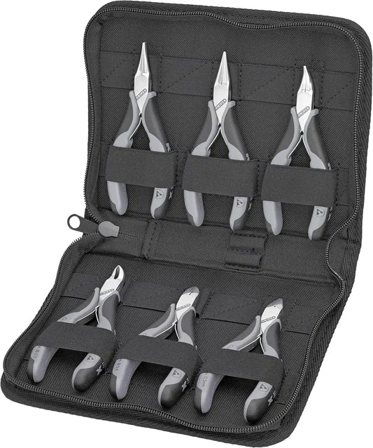 KNIPEX 00 20 17 6-Piece Electronic Pliers Set