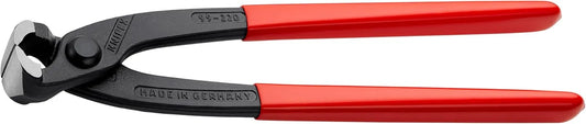 KNIPEX Tools - Concreters' Nippers, Plastic Coated (9901220), 8-3/4 inches