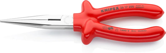 KNIPEX Long Nose Pliers w/Cut-1000V Insulated
