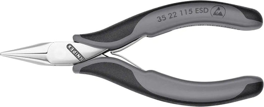 KNIPEX 35-22-115-ESD ESD Precision Electronics Pliers (half-round jaws) - MultiGrip