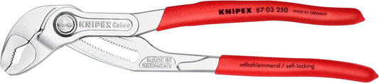 KNIPEX 87 03 250, 10 in. Cobra® Water Pump Pliers, Capacity 2 in.