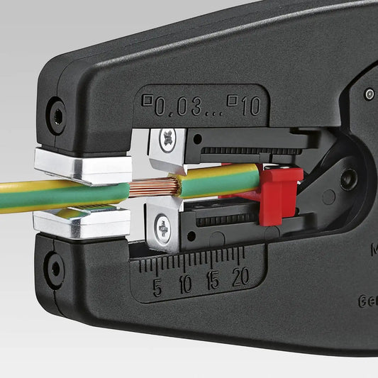 KNIPEX Tools 12 42 195 MultiStrip 10 Insulation Stripper, 8-32 AWG