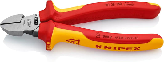 KNIPEX - 70 08 160 SBA Tools - Diagonal Cutters, 1000V Insulated (7008160SBA)