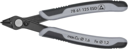 KNIPEX Tools - Electronics Super Knips, ESD (7861125ESD), 5-Inch