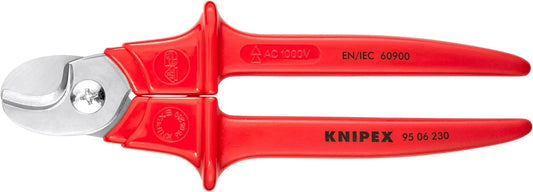 KNIPEX 95 06 230 1,000V Insulated Cable Shears