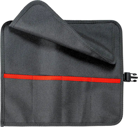 KNIPEX Tools 00 19 56 LE 4 Pocket Roll-up Tool Bag, Empty, 11"
