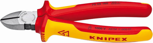 KNIPEX 70 08 180 SBA 1,000V Insulated Diagonal Cutters