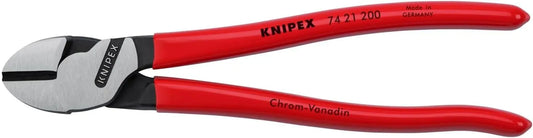 KNIPEX Tools 00 20 08 US1 Long Nose, Diagonal Cutter, and Alligator Pliers 3-Piece Tool Set, Red
