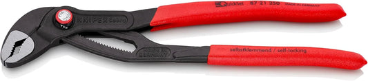 KNIPEX 87 21 250, 10 in. Cobra® QuickSet Pliers, Capacity 2 in.