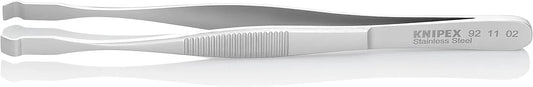 KNIPEX Tools 92 11 02 Stainless Steel Positioning Tweezers, 5-3/4"