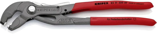 Knipex 85 51 250 AF Spring Hose Clamp Pliers 9,84" with retainer