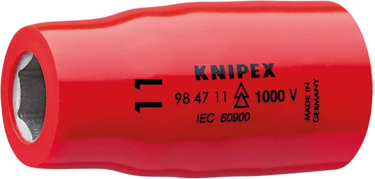 KNIPEX 98 47 11 1/2 11 Mm 1,000V Insulated Hex Socket