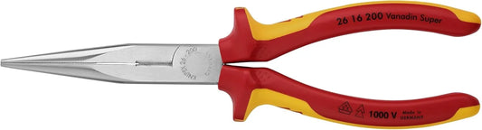 KNIPEX Long Nose Pliers w/Cut-1000V Insulated