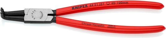 KNIPEX Tools - Circlip Pliers, Internal, 90 Degree Angled, Forged Tip, 1 37/64"-3 15/16" Bore Dia. (4421J31), 8.50