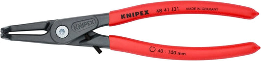 KNIPEX Tools 48 41 J31 Precision Circlip Snap-Ring Pliers with Limiter, Internal 90-Degree Angle