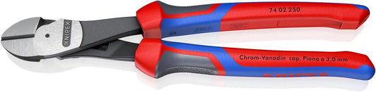 Knipex 7402250 10-Inch High Leverage Diagonal Cutters - Comfort Grip