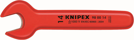 KNIPEX 98 00 18 1,000V Insulated 18 Mm Open End Wrench