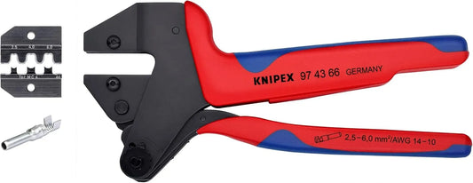 KNIPEX 97 43 66 Crimp System Pliers MC4® & MC4® Evo 2, 8"
