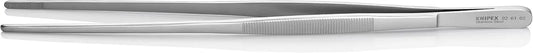 KNIPEX Tools 92 61 02 Stainless Steel Gripping Tweezers-Blunt Tips, 11-3/4"