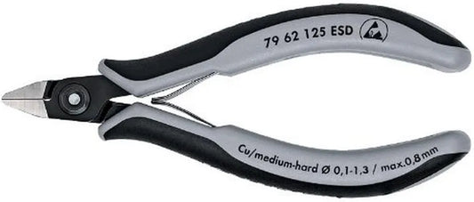 KNIPEX Tools 79 62 125 ESD Precision Electronics Diagonal Cutters, 5-Inch