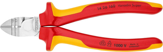 KNIPEX Diagonal Cut Pliers w/Stripper-1000V Insulated