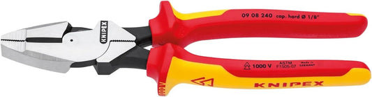 KNIPEX Tools 09 08 240 US High Leverage Lineman's, New England Head, 1000V Insulated