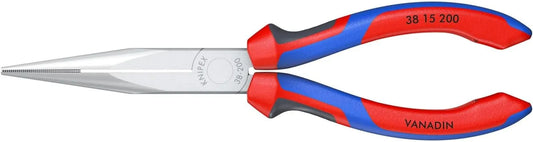 KNIPEX - 38 15 200 Tools - Long Nose Pliers Without Cutter, Multi-Component (3815200)