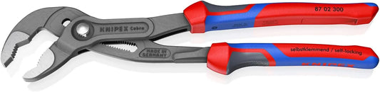 KNIPEX 87 02 300, 12 in. Cobra® Water Pump Pliers, Capacity 2-3/4 in.