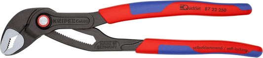KNIPEX 87 22 250, 10 in. Cobra® QuickSet Pliers, Capacity 2 in.