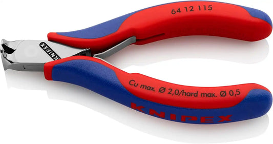 KNIPEX Tools 64 12 115 Electronics End Cutting Nippers, 4.5-Inch