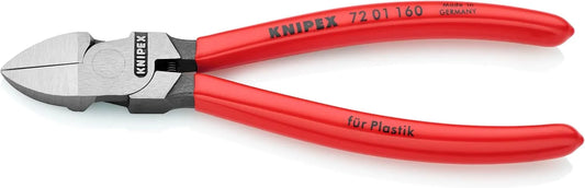 KNIPEX - 72 01 160 Tools - Diagonal Flush Cutter for Plastics (7201160)