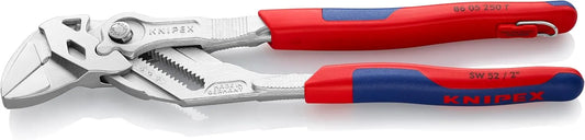 KNIPEX Tools 86 05 250 T BKA 10" Pliers Wrench, Tether Attachment-Comfort Grip