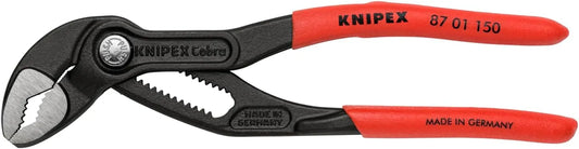 KNIPEX 87 01 150, 6 in. Cobra® Water Pump Pliers, Capacity 1-1/4 in.