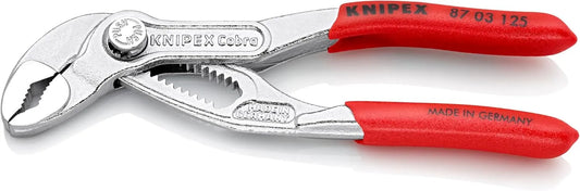KNIPEX 87 03 125, 5 in. Cobra® Water Pump Pliers, Capacity 1-1/16 in.