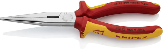 KNIPEX Long Nose Pliers w/Cut-1000V Insulated