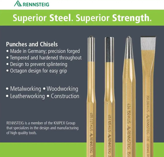 Rennsteig 9R 453 104 KUS 5/16" x 6" Pin Punch
