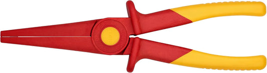 Knipex 98 62 02 Flat Nose Plastic Pliers 1000V Insulated, Red/Yellow